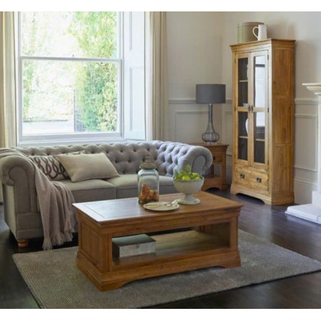 Living Room 04 : Trọn Bộ Phòng Khách Gỗ Sồi - 4 Món